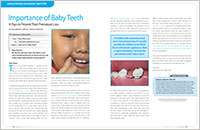 Baby Teeth - Dear Doctor Magazine